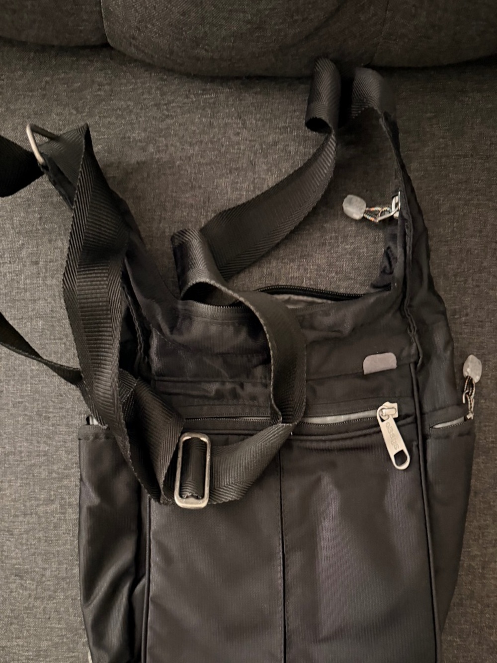 eBags Gray Piazza Day Bag Travel Crossbody NWOT